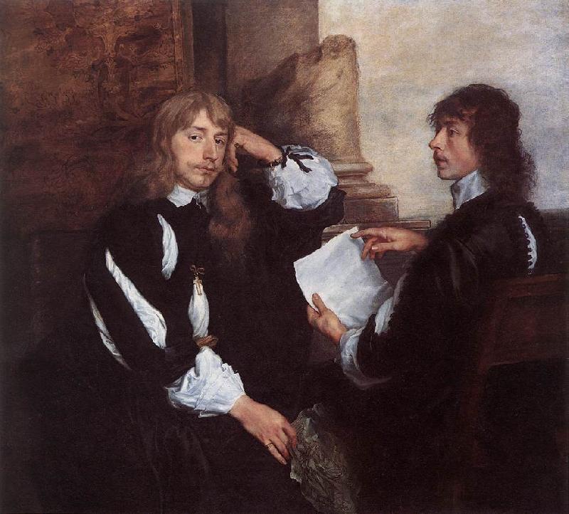 DYCK, Sir Anthony Van Thomas Killigrew and William, Lord Croft fgjh